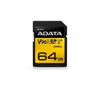 Adata Premier One Sdxc Uhs-ii Class 10 Memory Card in Black | Size: 16 GB ADATA Black 16 GB