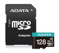 ADATA Premier Pro 128GB microSDXC/SDHC UHS-I U3 Class 10(V30S) Memory Card included adapter, black