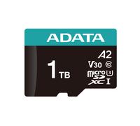 ADATA Premier Pro microSDXC CL10 UHS-I U3 V30 A2 Memory Card with SD Adapter - 1TB