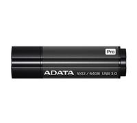 ADATA S102 Pro 64GB USB 3.0 Ultra Fast Read Speed up to 100 MB/s Flash Drive, Grey (AS102P-64G-RGY)