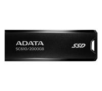 Adata Sc610 2Tb Pocket Size External Ssd Usb 3.2 Gen2 Type-A Capless Retractable