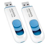 ADATA USB 2.0 Flash Drive Memory Pen C008 - 16GB - Twin Pack