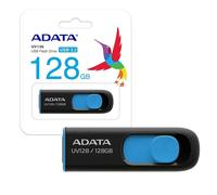 Adata Dashdrive Uv128 128gb 128gb Usb 3.0 (3.1 Gen 1) Type-a Black,blue Usb Flash Drive
