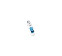 ADATA USB Flash Drive 32Gb C008 Slider USB 2.0 White / Blue