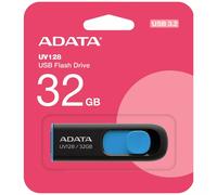 ADATA UV128 32GB Sliding Capless Memory Stick USB Flash Drive, USB3.2 UK Seller