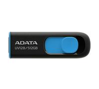 Adata Uv128 512Gb Usb 3.2 Gen 1 Flash Drive Black And Blue