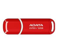 ADATA UV150 32GB USB 3.0 Snap-on Cap Flash Drive, Red (AUV150-32G-RRD)