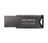 ADATA UV355 64GB Silver USB3.0 Flash Drive- Business fashion with elegant design,compaitable to 4K video and High solution photo