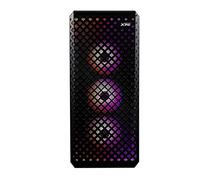 ADATA XPG DEFENDER PRO Mid-Tower PC Chassis, full-size E-ATX dimension with MESH front panel design, ARGB strips lighting, removable dust filter, I/O USB 3.0 Ports, Black