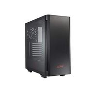 ADATA XPG INVADER Mid-Tower PC Chassis, Front ARGB downlight, Side Glass Panel, High Airflow Design with Pre-Installed Fans, Installation, I/O USB Ports, Black