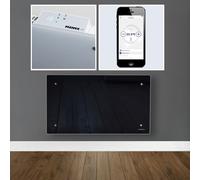 Adax Clea WIFI Glass Electric Panel Heater / Convector Radiator, Wall Mounted