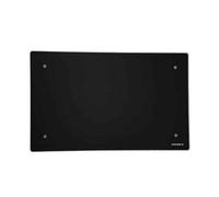 Adax Clea Smart Wifi Glass Electric Panel Heater/Convector Radiator With Timer. Smartphone Control, Splash Proof, Economic, Modern, Designer, Black, 800W