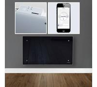 Adax Clea Wifi Glass Electric Radiator / Panel Heater + Timer, Wall Mounted