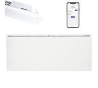 Famn WIFI Electric Panel Heater, Wall Mounted, Splashproof, White (1000W)