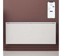 Adax Famn Wifi Electric Panel Heater, Wall Mounted, 400W, White