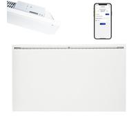 Adax Famn Wifi Electric Panel Heater, Wall Mounted, 400W, White