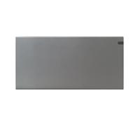 Adax Neo Electric Panel Heater / Convector Radiator With Thermostat, Timer And Temperature Display. Wall Mounted, Modern / Designer, Lava Grey, 800W