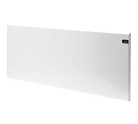 Adax Neo Electric Panel Heater/Convector Radiator With Thermostat, Timer And Temperature Display. Wall Mounted, Modern/Designer, White, 400W