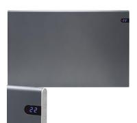 (Lava Grey, 600W) Adax Neo Electric Panel Heater / Convector Radiator With Timer, Modern