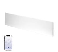 Adax Neo Smart Wifi Low Profile Electric Panel Heater/Convector Radiator With Timer. Smartphone Control, Splash Proof, Economic, Modern, 800W, White