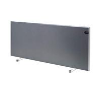 Adax Neo Portable Electric Panel Heater/Convector Radiator, Modern, Lava Grey (800W)