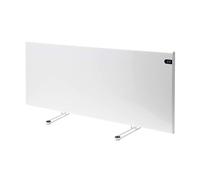 Adax Neo Portable Electric Panel Heater/Convector Radiator With Timer, Thermostat, Modern, Slimline (White, 1000W)