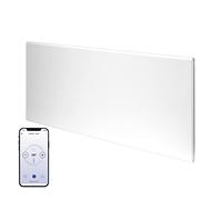 Adax Neo Smart Wifi Electric Panel Heater/Convector Radiator With Timer. Smartphone Control, Splash Proof, Economic, Modern, Designer, White, 600w Compact (420 x 430 mm)