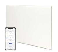 Adax Neo Wifi Electric Panel Heater/Convector Radiator With Timer, Thermostat, Voice Control, Splash Proof, Wall Mounted, 400w Compact (420 x 350 mm), White