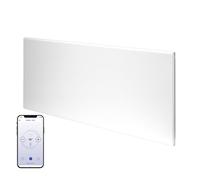 Adax Neo Smart Wifi Electric Panel Heater/Convector Radiator With Timer. Smartphone Control, Splash Proof, Economic, Modern, Designer, 1000w Compact (420 x 550 mm), White