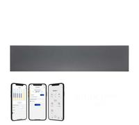 Adax Neo Wifi Low Profile Electric Panel Heater, Wall Mounted, 1200W, Lava Grey