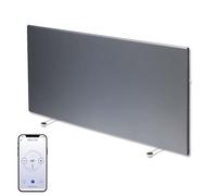 ADAX Neo Wifi Portable Electric Heater + Timer, Modern Smart Convector Radiator, 800w Compact (420 x 510 mm), Lava Grey