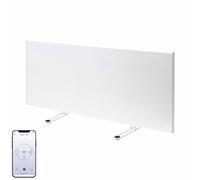 Adax Neo Wifi Portable Electric Panel Heater/Convector Radiator With Timer, Thermostat, Voice Control, Splash Proof (White, 750W)