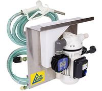 AdBlue® 230V Diesel Transfer Pump for IBC Containers - Complete Assembly with Hose, Nozzle, Check Valve, Hose Clamps, and Fittings for Efficient and Rapid Installation