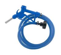 AdBlue Dispensing Kit 8 metres Braided PVC Hose with Metal Fuel Gun IBC S60X6 to 3/4 Hose Tail Adapter A2 Hose Clips for IBC Tank Fluid Transfer AdBlue Diesel Low Corrosive Liquids
