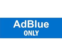 AdBlue ONLY, mandatory sign - Self adhesive sticker (300mm x 100mm)