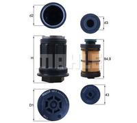 MAHLE UX 3KIT Urea filter (AdBlue)