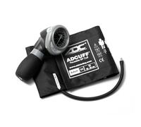 ADC Diagnostix 703 Professional Palm Style Aneroid Sphygmomanometer with Adcuff Nylon Blood Pressure Cuff, Adult, Black