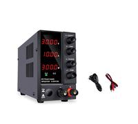 ADC Power Supply Variable, 30V 10A 60V 5A Lab Bench Power Source Stabilized Power Supply Voltage Regulator Switch Precise Display(NPS3010W-4 30V10A)
