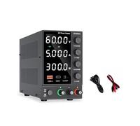 ADC Power Supply Variable, 30V 10A 60V 5A Lab Bench Power Source Stabilized Power Supply Voltage Regulator Switch Precise Display(DPS605U 60V5A)