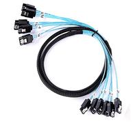 ADCAUDX SATA-III Cable-1M 6Pcs/Set-6Gbps-SATA Cable Replacement for Bitcoin Computer-Server CD DVD Drives Raid HDD-SSD Data Cable (3.3FT)