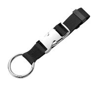 Add a Bag Luggage Strap Jacket Gripper, Luggage Hook Travel Belt Strap for Carry Bag Adjustable Heavy Duty Baggage Suitcase Belt with D-Buckle O-Ring, Black