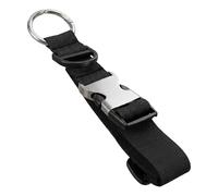 Add a Bag Luggage Strap Jacket Gripper Strap with Hook and D-Ring Baggage Suitcase Belts Travel Accessories Make Your Hands Free, Easy to Carry Your Extra Bags, Black