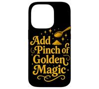 Add a Pinch of Golden Spice, Turmeric-Inspired Wellness Art Case for iPhone 14 Pro