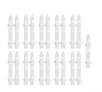 Add a Touch of Elegance to Your Christmas Setup with Our Stylish White Hollow Decoration Fence (19 pieces-1.2m)