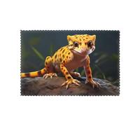 Add a Touch of Elegance to Your Dining Table with MJHKXLJ Leopard Little Gecko Prints Placemats Set of 6 12x18in