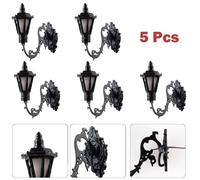 Add Charm to Your Garden with a Set of 5 Pcs LED Street Lights in Warm White Tone (White Light)