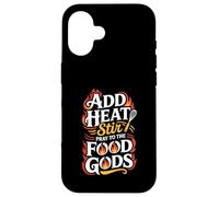 Add Heat Stir Pray To The Food Gods Molecular Gastronomy Case for iPhone 16