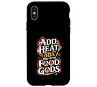 Add Heat Stir Pray To The Food Gods Molecular Gastronomy Case for iPhone X/XS