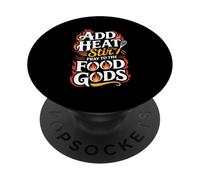 Add Heat Stir Pray To The Food Gods Molecular Gastronomy PopSockets Adhesive PopGrip