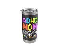 ADD Humor and Hyperactivity Design for an ADHD Mom Stainless Steel Insulated Tumbler